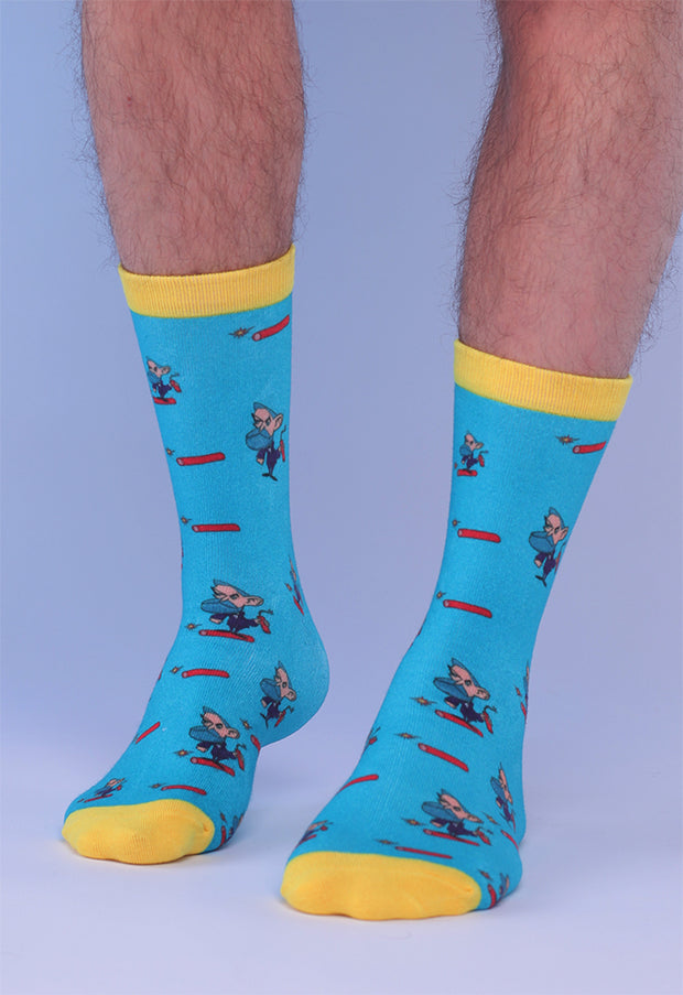Swedish socks. Alfred Nobel. Svenska strumpor